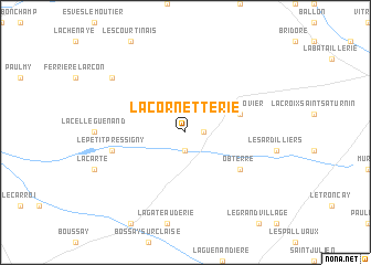 map of La Cornetterie