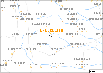 map of La Corocita