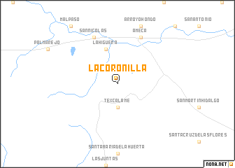 map of La Coronilla