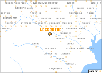 map of La Corotúa