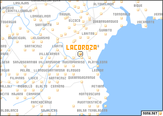 map of La Coroza