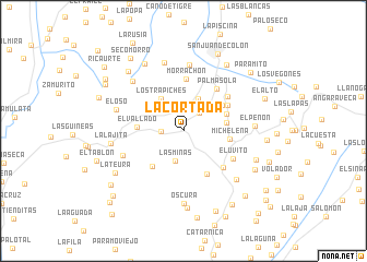 map of La Cortada