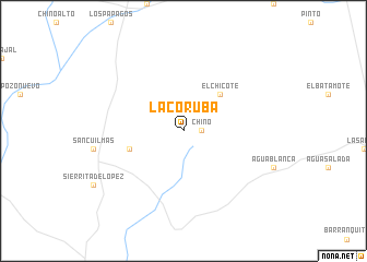 map of La Coruba