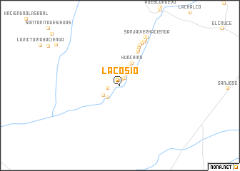 map of La Cosío