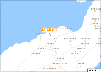 map of La Costa