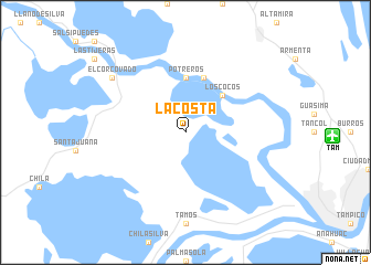 map of La Costa