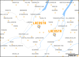 map of La Costa