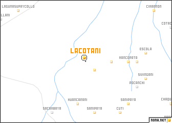 map of Lacotani