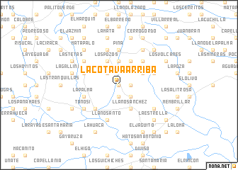 map of La Cotava Arriba