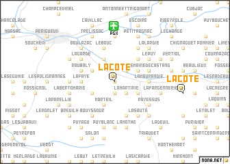 map of La Cote