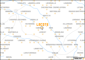 map of La Côte