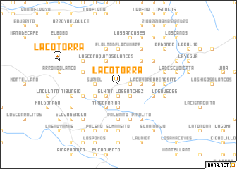 map of La Cotorra