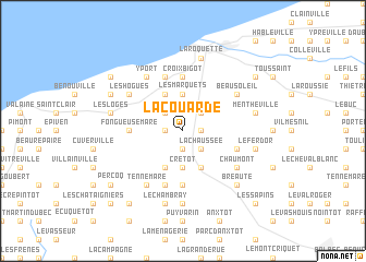 map of La Couarde