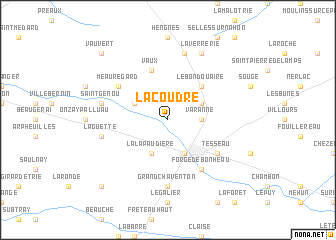 map of La Coudre