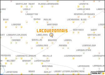 map of La Coueronnais