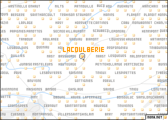 map of La Coulberie