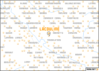 map of La Couline
