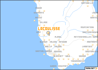 map of La Coulisse