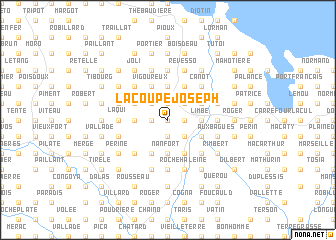 map of La Coupe Joseph