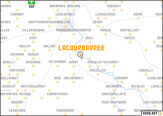 map of La Cour Barrée