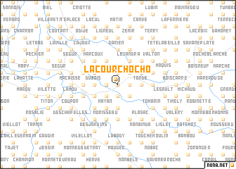 map of La Cour Chocho