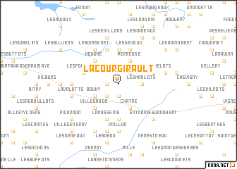 map of La Cour Girault