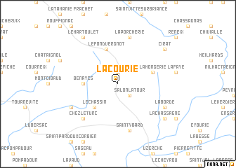 map of La Courie