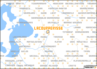 map of La Cour Périsse