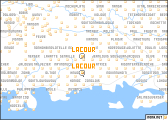 map of La Cour