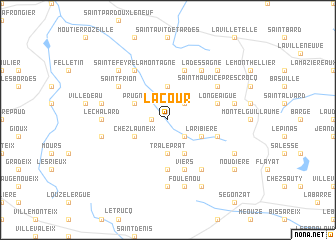 map of La Cour