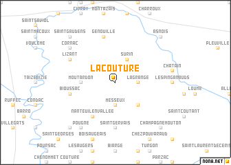 map of La Couture