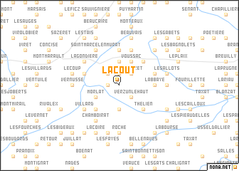 map of La Cout