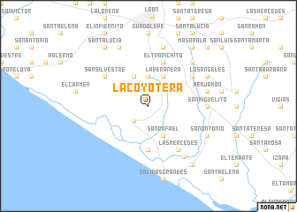 map of La Coyotera