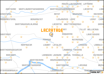 map of La Cratade