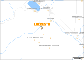 map of La Cresta