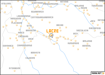 map of Lacre