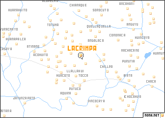 map of Lacrimpa