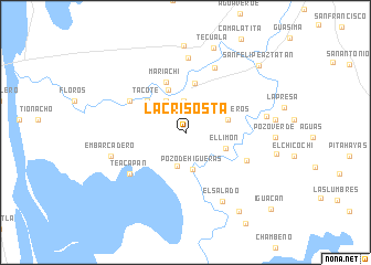 map of La Crisosta