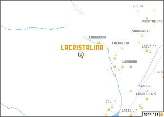 map of La Cristalina