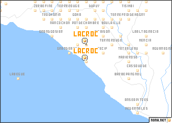 map of Lacroc