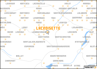 map of La Croisette