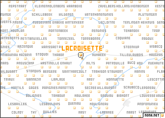 map of La Croisette