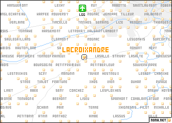 map of La Croix André
