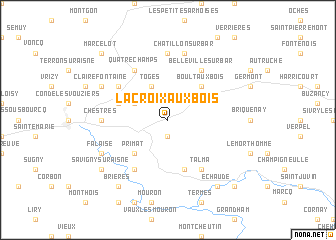 map of La Croix-aux-Bois
