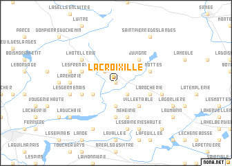 map of La Croixille