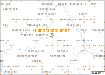 map of La Croix Ramonet