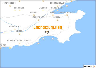 map of La Croix-Valmer