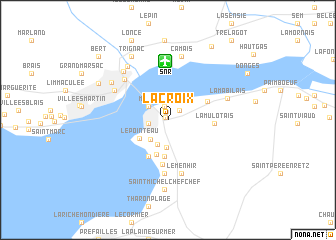 map of La Croix