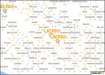 map of La Croix
