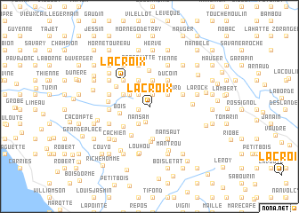 map of La Croix